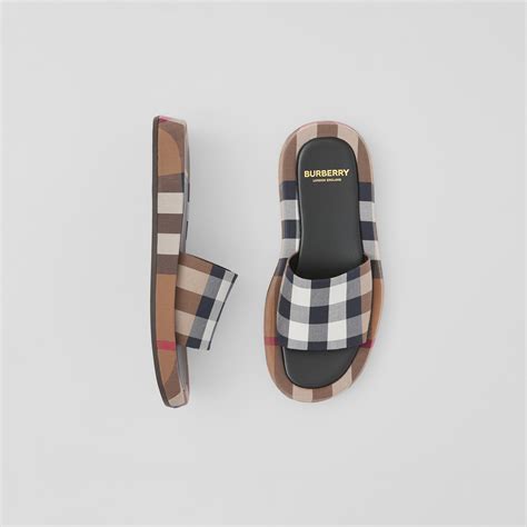 burberry slides womens